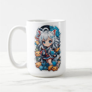 Süße und schöne Anime-Style Kaffeetasse