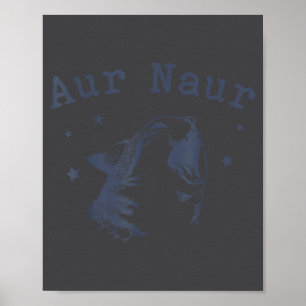 Süße und verrückte Katzenmama Dummkopf Poster