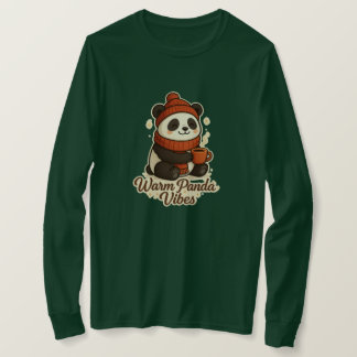 Süße und warme Winterillustration T-Shirt