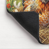 Süße und wunderliche polnische Hühnerstall Mousepad (Ecke)