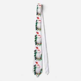 Süße und wunderliche Wildtier-Weihnachtsfeiertags- Krawatte