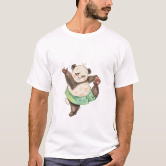 Süße ungeschickte Panda-Ballett-T-Shirt T-Shirt