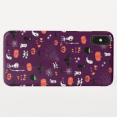 Süße unheimliche Halloween-Kunst Case-Mate iPhone Hülle (Rückseite (Horizontal))