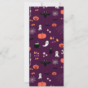 Süße unheimliche Halloween-Kunst Feiertagskarte