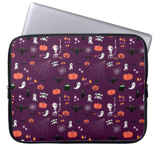 Süße unheimliche Halloween-Kunst Laptopschutzhülle