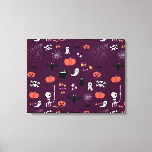 Süße unheimliche Halloween-Kunst Leinwanddruck