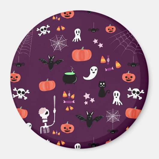 Süße unheimliche Halloween-Kunst Magnet (Vorne)