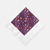Süße unheimliche Halloween-Kunst Serviette (Ecke)