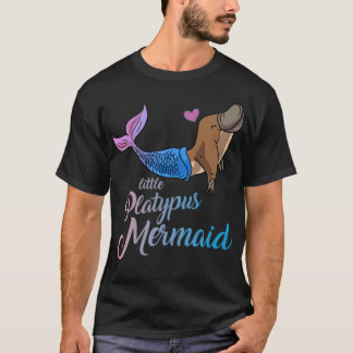 Süße Unter dem Meer kleine Schnabeltier Meerjungfr T-Shirt