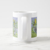 Süße Unterhaltung Jumbo-Tasse (Rückseite)