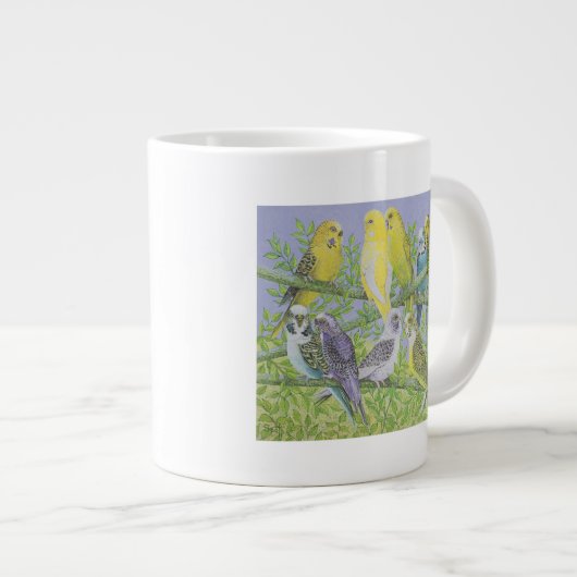 Süße Unterhaltung Jumbo-Tasse (Vorderseite Rechts)