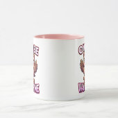 Süße Valentins-Eule – Eule wird dein Valentin sein Tasse (Zentrum)