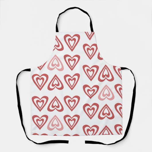 Süße Valentinsherzen – Liebe & Romantik Design Schürze (Vorderseite)