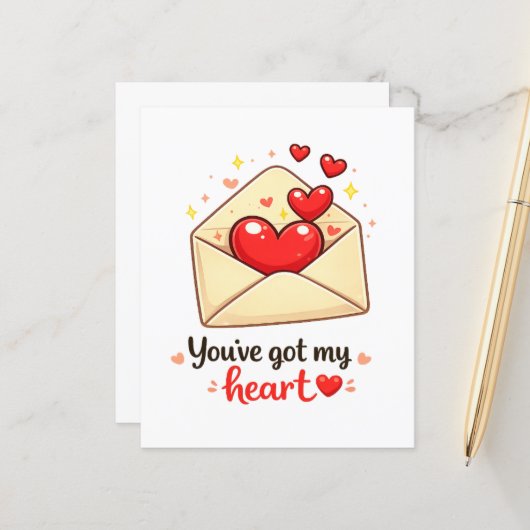 Süße Valentinsliebe (Vorderseite/Rückseite Beispiel)
