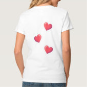 Süße Valentinstag-Fritten-Pun T-Shirt (Rückseite)