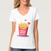 Süße Valentinstag-Fritten-Pun