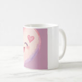Süße Valentinstag-Herz-Kaffeetasse Kaffeetasse (VorderseiteRechts)