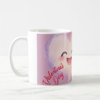 Süße Valentinstag-Herz-Kaffeetasse Kaffeetasse