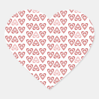 Süße Valentinstag-Herzen – Liebe & Romantik-Design Herz-Aufkleber