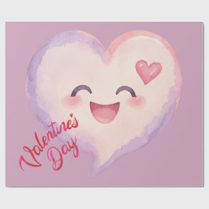 Süße Valentinstag-Herzen-Verpackungspapier Geschenkpapier