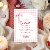 Süße Valentinstag Mädchen 1. Geburtstag Einladung