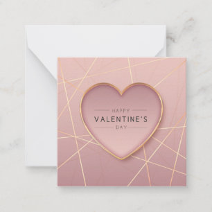Süße Valentinstag-Notizkarte Mitteilungskarte