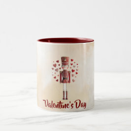 Süße Valentinstag-Nussknacker-Liebe-Kaffeetasse Zweifarbige Tasse