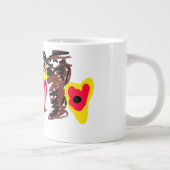 Süße Valentinstag-Puppen Jumbo-Tasse (Rechts)
