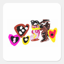 Süße Valentinstag-Puppen