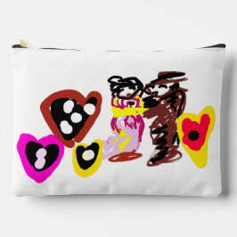 Süße Valentinstag-Puppen Zubehörtasche