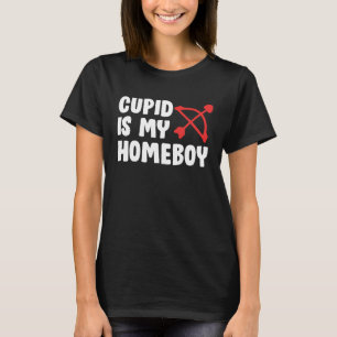Süße Valentinstag-Shirts Cupid ist mein Kumpel T-Shirt