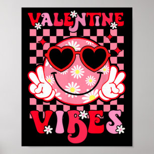 Süße Valentinstag-Stimmung Lächeln Gesicht Valenti Poster