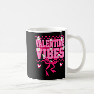 Süße Valentinstag-Stimmung Smile Gesicht Valentins Kaffeetasse
