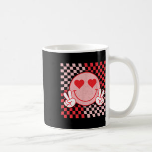 Süße Valentinstag Vibes Lächeln Gesicht Valentinst Kaffeetasse