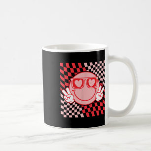Süße Valentinstag Vibes Lächeln Gesicht Valentinst Kaffeetasse