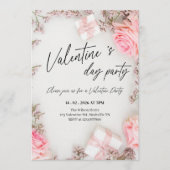 Süße Valentinstags-Feierparty Einladung (Vorderseite)