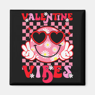 Süße Valentinstimmung Smile-Gesicht Valentinstag M Magnet