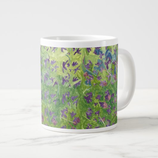 Süße Veilchen 2012 Jumbo-Tasse (Vorderseite Rechts)