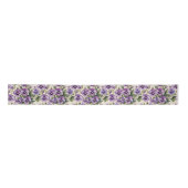 Süße Veilchen Blumen Satinband (Vorderseite)