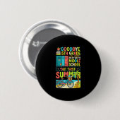 Süße Verabschiedung 5. Klasse Mittelschule Sommerf Button (Vorne & Hinten)