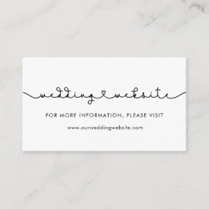 Süße verbindende Herz-Schriftart für Hochzeits-Web Begleitkarte