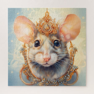 Süße, veredelte Maus-Jigsaw-Puzzle Puzzle