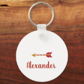 Süße verflochtene gestrickte Hochzeitsringe mit Ro Schlüsselanhänger (Rückseite)