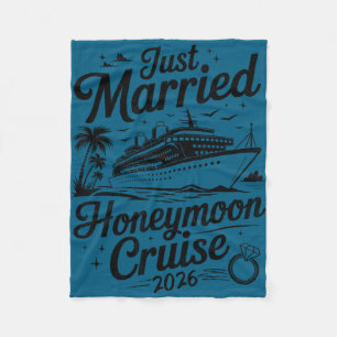 Süße verheiratete Hochzeitskreuzfahrt 2026 Neuverm Fleecedecke