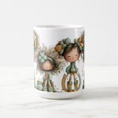 SÜSSE, VERQUERE KLEINE IRISCHE MÄDCHEN KAFFEETASSE (Mittel)
