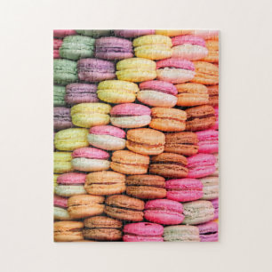 Süße verrückte bunte Macarons Puzzle