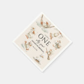 Süße verrückte Gans, Eine verrückte Gans 1. Party Serviette (Ecke)