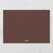 Süße verrückte Gnu Bauernhof Thema 1. Geburtstag Einladung (Rückseite)