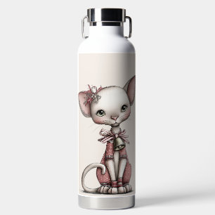 SÜßE VERRÜCKTE WEIHNACHTS-KITTY-KATZE TRINKFLASCHE