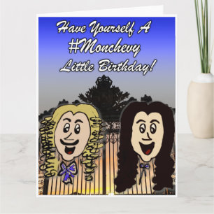 Süße Versailles Cartoon Happy Birthday-Karte Karte